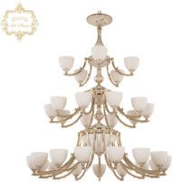 Подвесная люстра Art Classic 31.2111P.15+10+5.420.3d.GW.P1.U.Angel