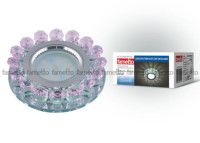 Встраиваемый светильник Fametto Luciole DLS-L102 GU5.3 CHROME/PINK