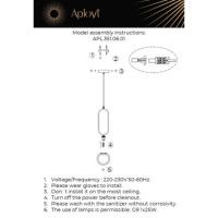 Подвесной светильник Aployt Klara APL.351.06.01
