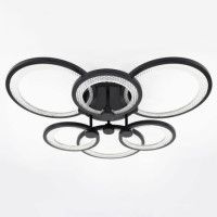 Потолочный светильник Эра Модерн Odry CLL-1-117W 3K-6,5K RC BK