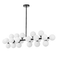 Люстра на штанге Lumina Deco Marsiada LDP 6033-24 BK