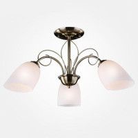 Потолочная люстра Eurosvet Стефани 30107/3 античная бронза