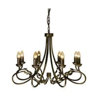 Подвесная люстра Elstead Lighting OV8-BLK-GOLD