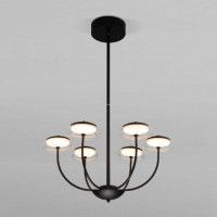 Люстра на штанге Eurosvet Fungo 50388 LED черный a068861