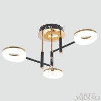 Потолочная люстра Arte Milano Ferrara 272999/3 BK/GD