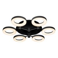 Потолочная светодиодная люстра iLedex Jomo FS-014-X6-(B) 72W BK