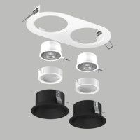 Встраиваемый светильник Lightstar Domino (214656+214607+214607+214006+214006) D6560707WMOD