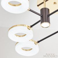 Потолочная люстра Arte Milano 271399/6 BK/GD