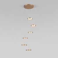 Каскадная люстра Eurosvet Crespella 90034/6 золото a069295