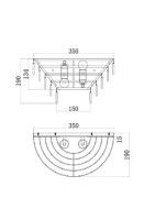 Настенный светильник Maytoni Mazzo MOD130WL-02G