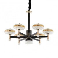 Подвесная люстра Arte Milano Ferrara 273059/6 BK/GD