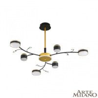 Люстра на штанге Arte Milano Ferrara 276240/6+1 BK/GD