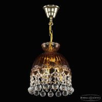 Подвесной светильник Bohemia Ivele Crystal 5478/22 G Amber/M-1G Balls