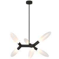 Люстра на штанге Eurosvet Covalent 30180/6 черный Smart a069153