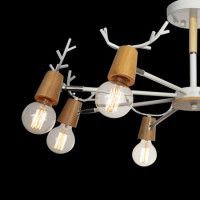 Люстра на штанге Loft IT Sven 10024/8 White