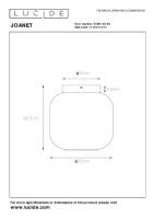 Потолочный светильник Lucide Joanet 45194/25/65