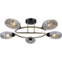 Люстра на штанге Illumico IL0300-5CSQ-79 BK AB