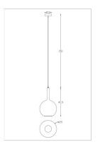 Подвесной светильник Arte Lamp Gala A2725SP-1SG