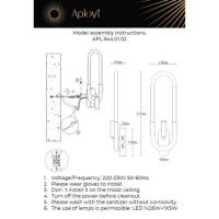 Настенный светильник Aployt Bernardet APL.344.01.02