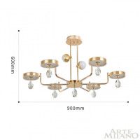 Потолочная люстра Arte Milano 272210/6 GD