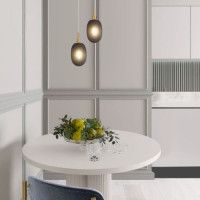 Подвесной светильник Eurosvet Pineapple 50266/1 дымчатый a066524