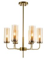 Люстра на штанге Indigo Balletto 13014/6R Brass V000252