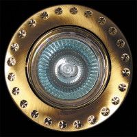 Встраиваемый светильник Reluce 03053-9.0-001AK MR16 SG+GD