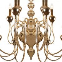 Подвесная люстра iLamp Lady 88003-10+5 GD