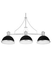 Подвесная люстра Lumina Deco Ettore LDP 710-3 BK+CHR