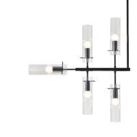 Люстра на штанге Indigo Saetta 11053/12R Black V000566