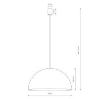 Подвесной светильник Nowodvorski Hemisphere Super L White/Gold 10700