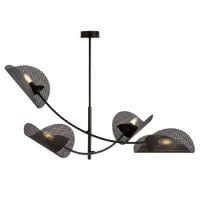 Люстра на штанге IMEX MD.8378-4-P-BK