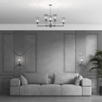 Люстра на штанге Eurosvet Inari 60144/6 хром Smart a061946