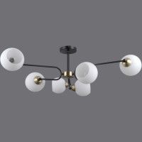 Люстра на штанге Illumico IL0249-6CSQ-79 BK AB