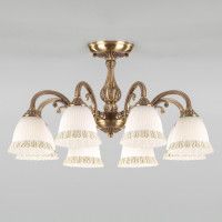 Люстра на штанге Eurosvet 60107/8 античная бронза