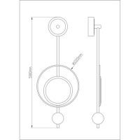 Настенный светильник Arte Lamp Polaris A2604AP-7BK
