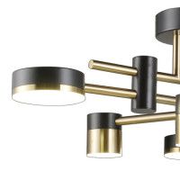 Потолочная люстра Natali Kovaltseva LED LAMPS 81368 GOLD BLACK