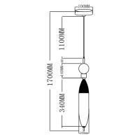 Подвесной светильник Moderli Candle V10915-PL