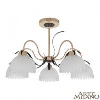 Люстра на штанге Arte Milano Napoli 327306/5 FG+BK