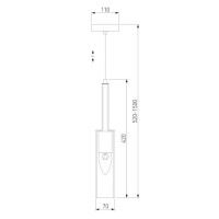 Подвесной светильник Eurosvet Graf 50226/1 янтарный