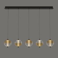 Подвесной светильник Delight Collection MD24022079-5B black/amber