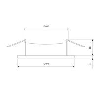 Встраиваемый светильник Elektrostandard Dorma 4690389178214