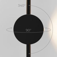 Настенный светильник Elektrostandard Illume черный (40154/LED) 3000K 4690389217203 a070992