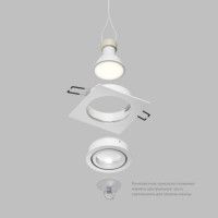 Точечный светильник влагозащищенный Denkirs Hydro DK2111-WH