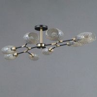 Люстра на штанге Illumico IL0272-8CSQ-25 BK AB TRENTO