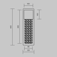 Настенный светильник Maytoni Golthic MOD474WL-L20B3K