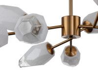 Люстра на штанге Indigo Boccio 13003/9C Brass V000004