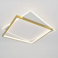 Потолочный светильник Эра Модерн Lima CLL-1-82 3K-6,5K RC WH+GD