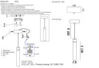 Подвесной светильник Crystal Lux CLT 036C1100 GO
