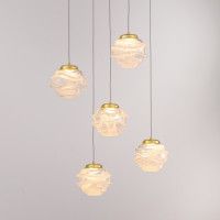 Подвесной светильник Delight Collection MD25030003-5A gold/clear